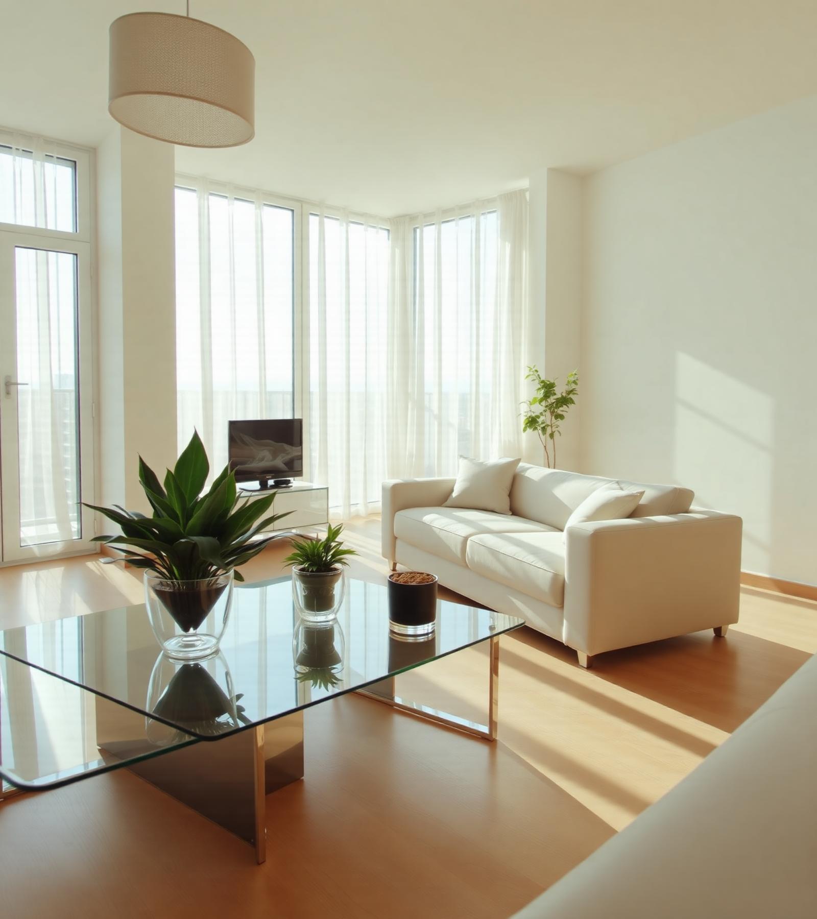 Interior luminos, ordonat, după o curățenie profesională EliteEcoShine